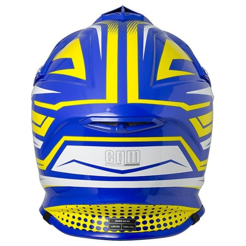 CGM Casca moto enduro cross CGM Freeway Albastru/Galben 601S-BFA-69  